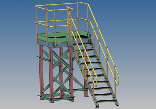 Steel Access Platform